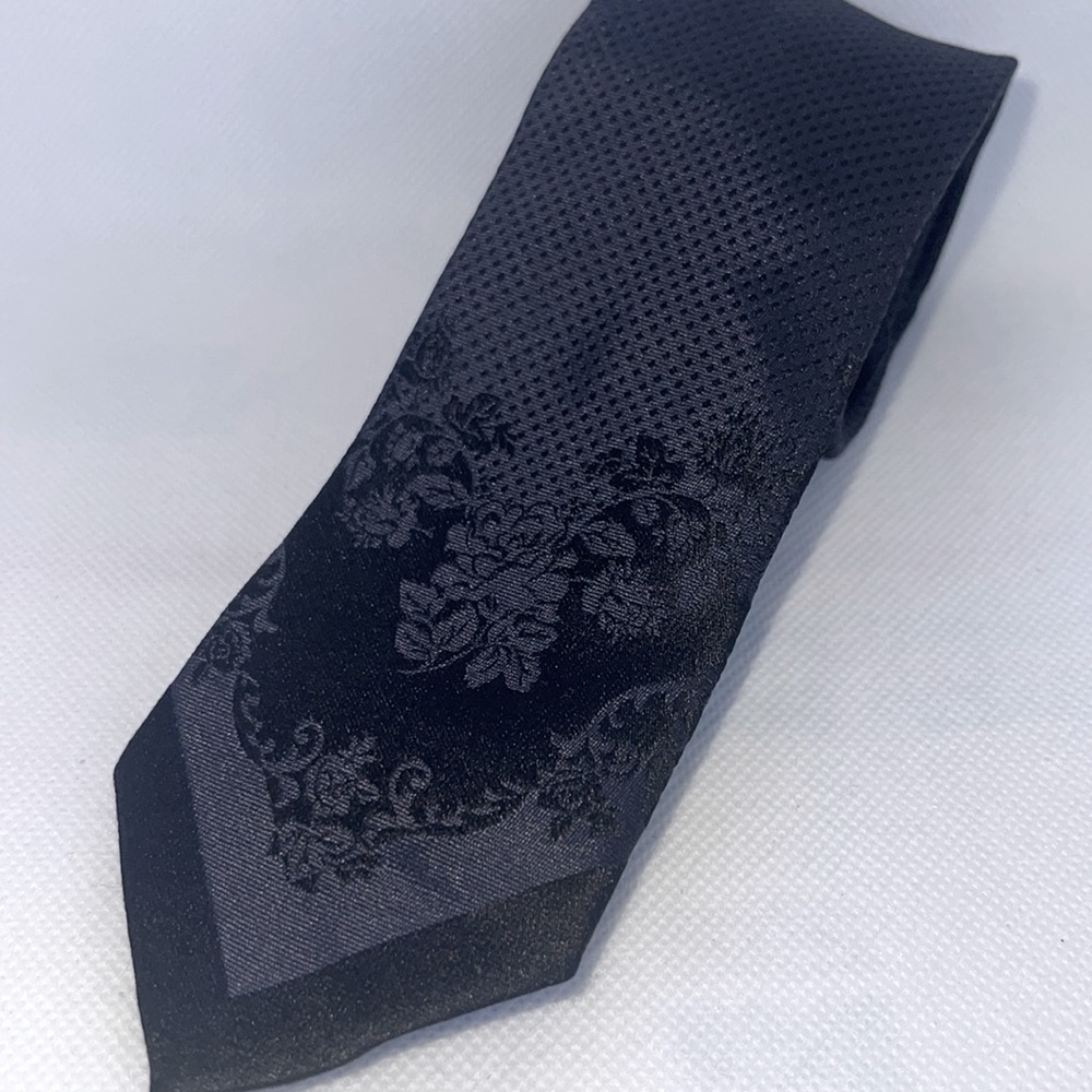 Dolce and Gabbana Navy Handkerchief Tie